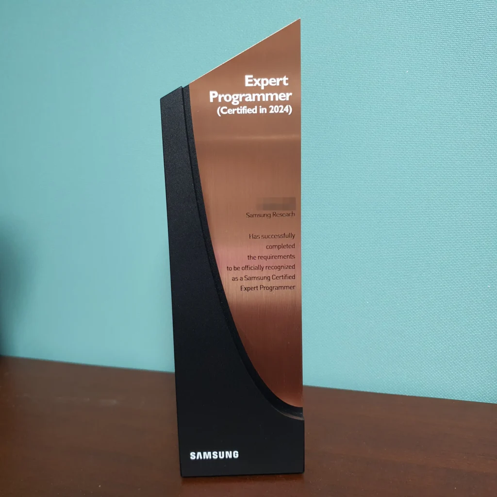삼성 Expert Programmer 삼성 Expert Programmer