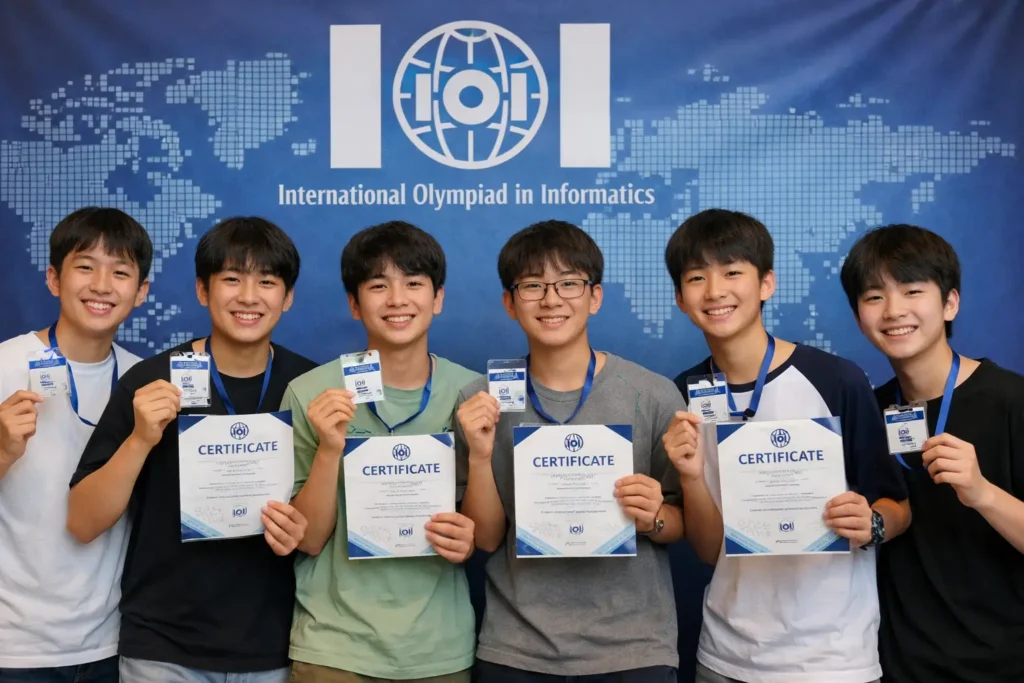 국제정보올림피아드 영재반 전원 합격