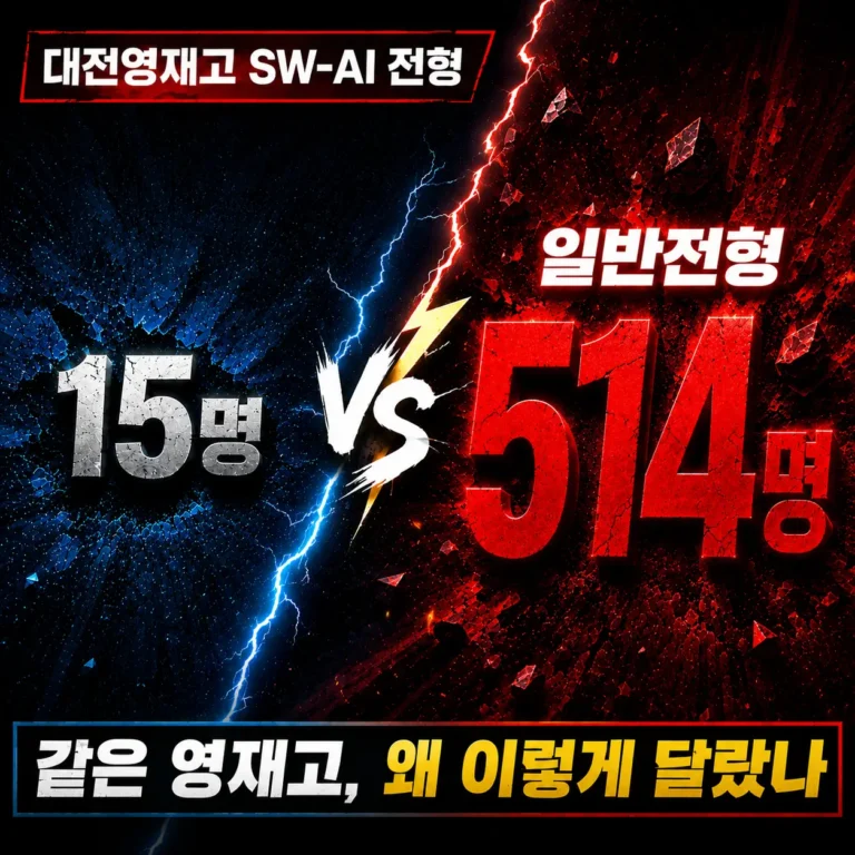 대전영재고, 대전과학고 SW-AI 전형