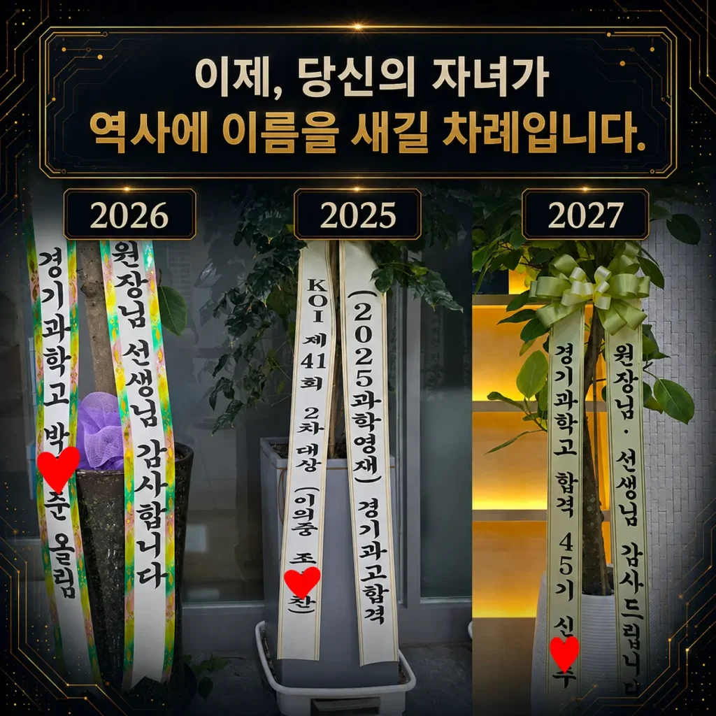 SW-AI 경기영재고 3년 연속 합격 (대한민국 유일)
